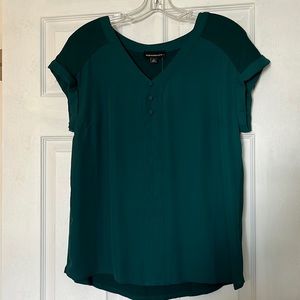 Helena Mix Material Blouse NWT